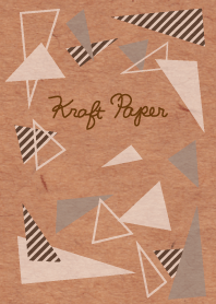 クラフト紙-三角-