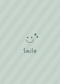 Smile Star =Dullness Green= Stripe2