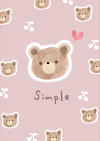 Cute cute simple bear1.