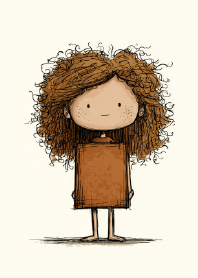 Copper Curls and Sepia Dreams