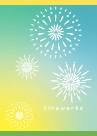 Night of Fireworks01 on yellow