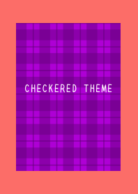 PURPLE CHECKERED THEME-VERMILION