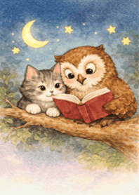 stampAI-Owl and Cat-iryvAQ