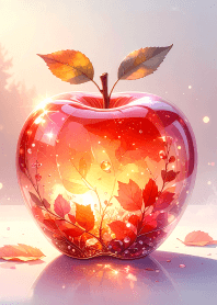 Autumn trapped in an apple! 2