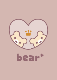 Bear Crown [Dullness Pink]