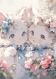 溫柔夢幻的雙子貓❤夢幻溫柔的貓貓太美了-12