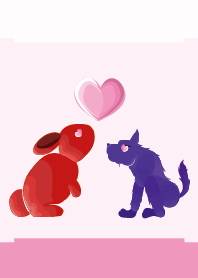 ekst Red (Rabbit) Love Blue (Dog)