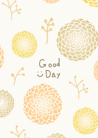 Round flower fluffy25 from Japan