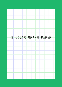 2 COLOR GRAPH PAPER/GR&PUR/GREEN/WHITE