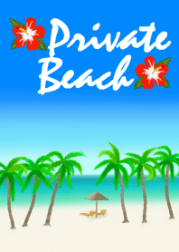 Private beach