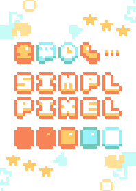 SIMPL PIXEL :vivid orange