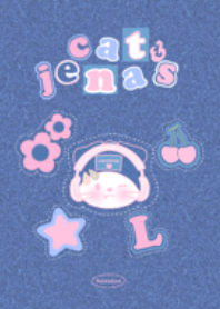 Cat&Jeans (white ver.)