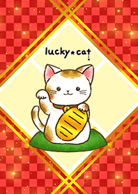 lucky cat calico cat