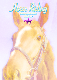 馬 Horse Riding pastel2