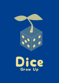 Dice Grow up  Ink blue