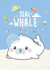 Whale Seal Friendly Lover