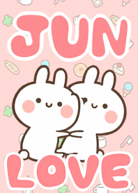 【JUN】LOVE☆うさちゃん名前着せかえ