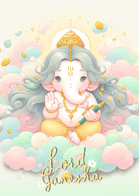 LORD GANESHA : RICH & SUCCESS (Green)