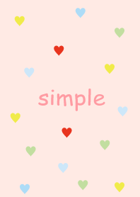 Simple heart - PINK -