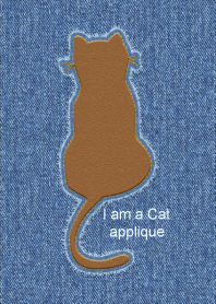 I am a Cat Applique 64