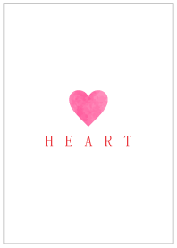 watercolor pink-HEART 107
