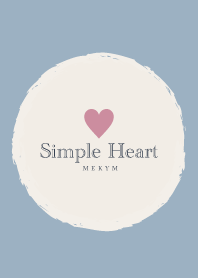 Simple Heart Blue -MEKYM- 21