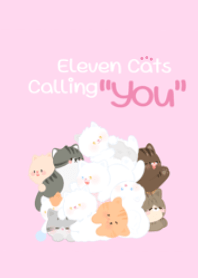 Eleven cats calling you ver.pink