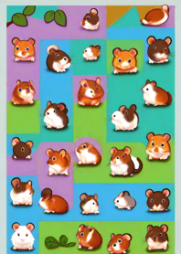 Banyak sekali hamster! 34