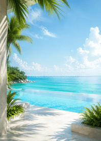 Palm Shade Seaside Paradise | Bitasui
