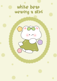 white bear wearing a skirt2