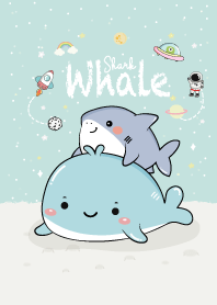 วาฬกับฉลาม สีฟ้า