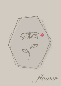 flower.Lips.greige