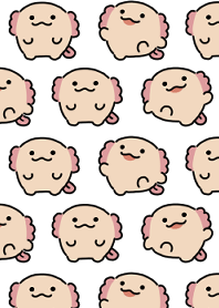 うぱうぱウーパールーパーの着せかえ