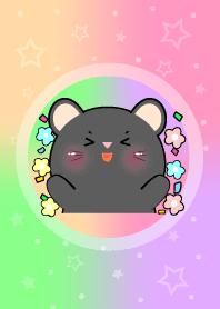Simple Black Mouse  In Pastel Theme