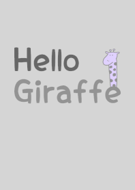 Hello Giraffe gray 26