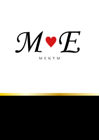 Love Initial M&E イニシャル 3