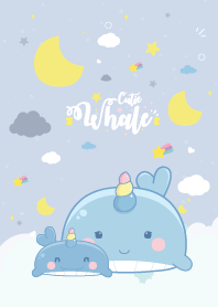 Whale Unicorn Love Moon Sky Cutie