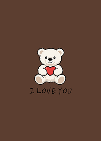 Lovely Valentine's Day(dark brown)