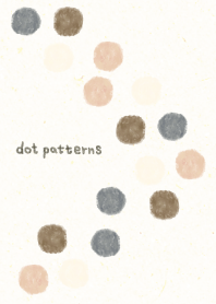 dot pattern22 - watercolor painting-