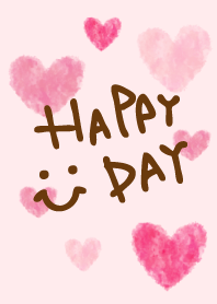 Smile watercolor heart-5-