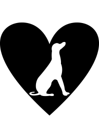 LOVE DOG / white base