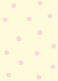 flower pattern =sweetpink yellow=