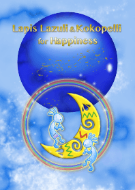Lapis Lazuli & Kokopelli for Happiness