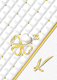 Initial"K" 6月の誕生石真珠(パール)と共に