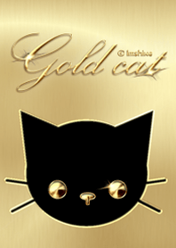 simple gold cat