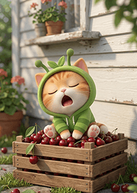 Orange Cat : Green Tea Caterpillar 2