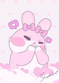 【Imshine】かわいい ピンク ウサギ