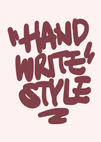 STRBROS - HANDWRITE 1.0 PINK 03