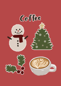 Coffee and Christmas. 2