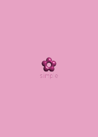 simple love flower Theme 3D 1